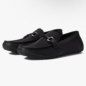 Calvin Klein Ori Driving Style Loafer Black Dress Shoe Slip On Professional